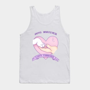 Boys whatever, cats forever Tank Top